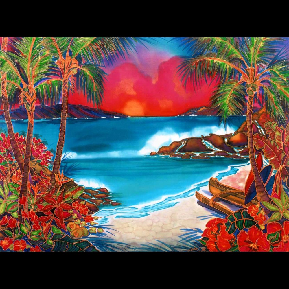Red Sunset – Linda Pirri Fine Art